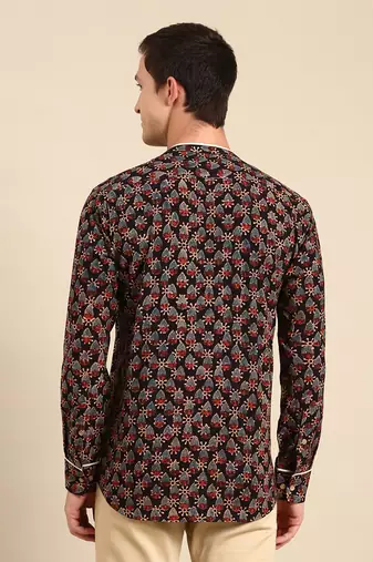 Black cotton shirt