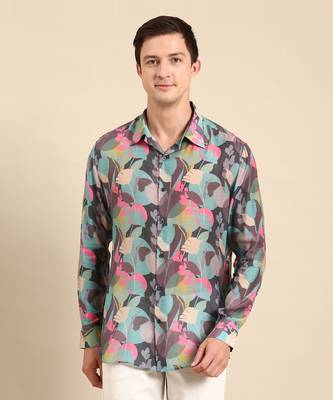 Sapphire blue muslin shirt 2