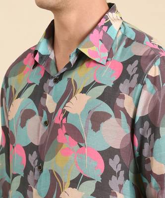 Sapphire blue muslin shirt 3