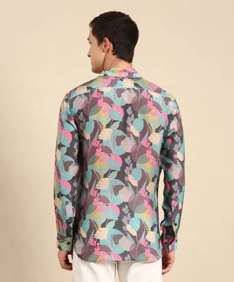 Sapphire blue muslin shirt 5
