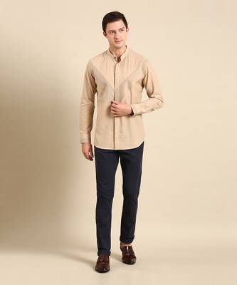 Beige malai cotton shirt 1