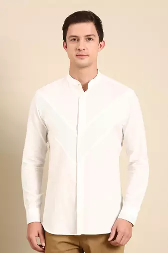 White malai cotton shirt