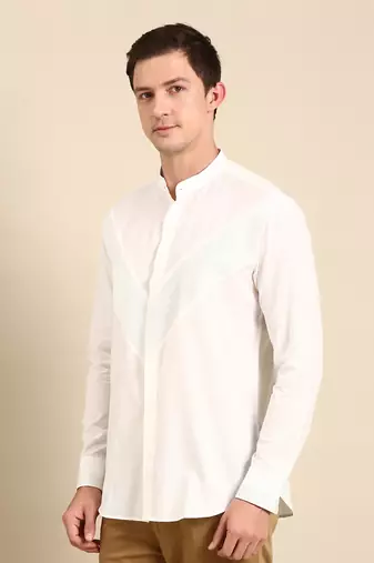 White malai cotton shirt