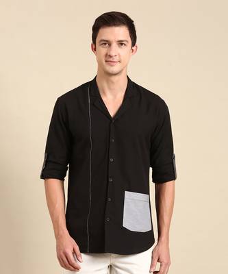 Black malai cotton shirt 2