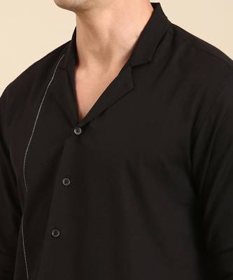 Black malai cotton shirt 3