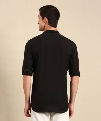 Black malai cotton shirt 5