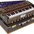 Harmonium Traveler- Folding Type By Kaayna Musicals- 9 Stops- 4 Drone- 3.5 Octaves- Coupler- Dark Oak Finish- 440Hz