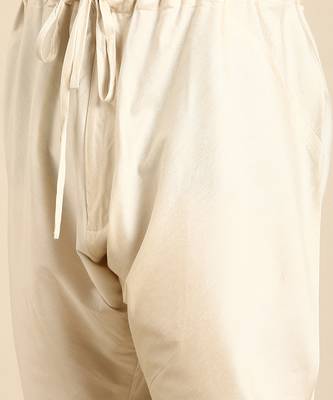 Yellow silk jaquard kurta set 4