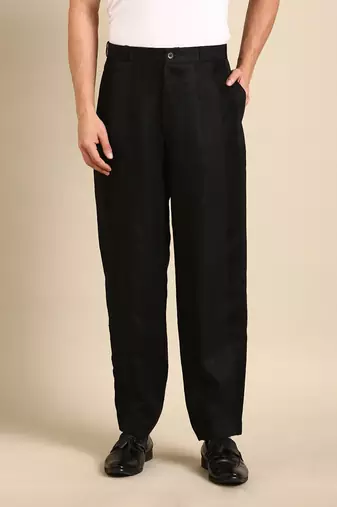 Black lenin pant