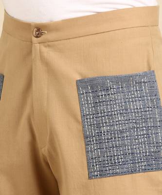 Beige malai cottons pant 5