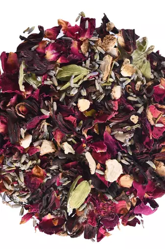The Herb Basket ~ Floral pink tea
