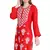 Women chikankari kurta red