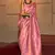 Women silk Blend Woven Design Handloom Saree With Unstitched Blouse