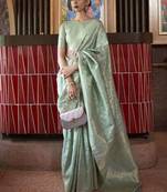 Sea Green Wedding Saree for Women