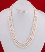 Real Natural Hyderabadi pearls Set With Certificate