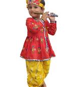 Aglare Krishna..Embroidered Angarkha Top ,kedia dress for Janmashtami and Navratri.BOY AND GIRL.