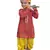 Aglare Krishna..Embroidered Kurta Top ,Kurta dress for Janmashtami and Navratri.BOY AND GIRL. Red Yellow
