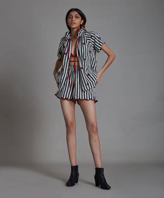 Black stripe tora co ord set 2