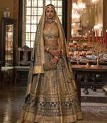Silver Color Rajwadi Silk Blend Designer Lehenga Choli