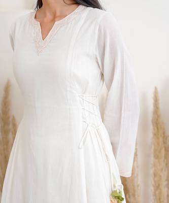 Ivory cashmere kurta 2