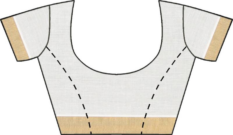 Selvamani tex kerala kasavu cotton saree with running blouse