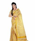 Selvamani tex kerala kasavu cotton saree with running blouse