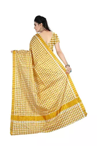 Selvamani tex kerala kasavu cotton saree with running blouse