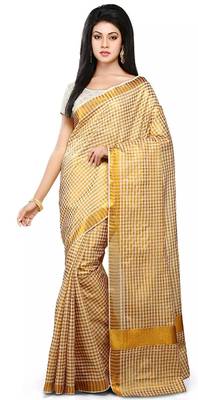 Selvamani tex kerala kasavu cotton saree with running blouse 1