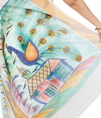 Selvamani tex kerala kasavu cotton saree with running blouse 4