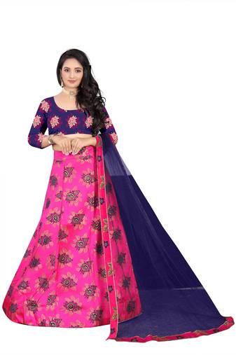 Rujave GLC Fancy Designer Lehenga Brocade Traditional Lehenga with Blouse