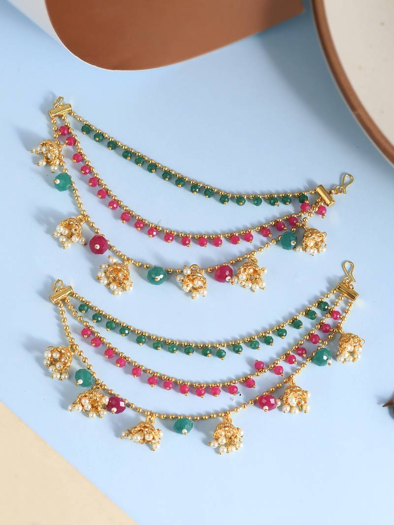 Sasha gold-plated beaded classic matil