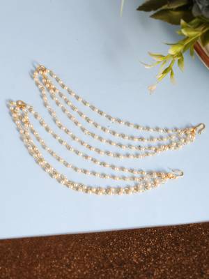 Sasha gold-platedclassic ear chain 1