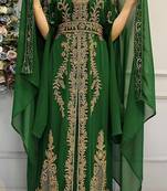 Sale!! Royal Fashion Dubai Beaded Kaftan Arabian Plus Size Party Fancy African Clothing Crystal Fancy Work Dresses
