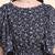 Fit & flared ruffled georgette butterfly sleeve maxi dress