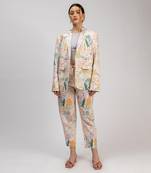 Multicolor printed liza blazer