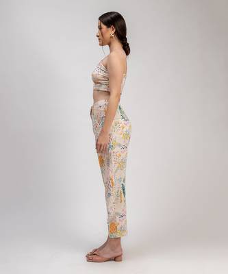 Multicolor printed maria pant set 2