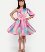 Tilism baby satin frock dress