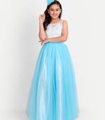 Tilism baby net satin dress