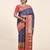 Blue Patola Saree With Blouse