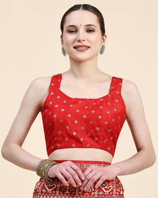 Peach Kanji Varam Saree With Blouse 5