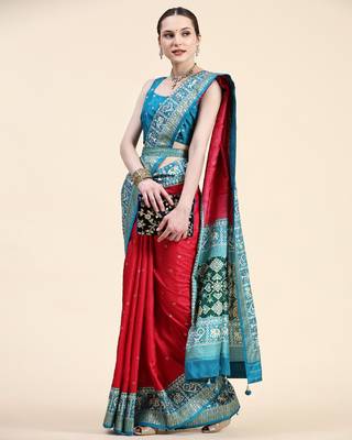Cream Kanji Varam Saree With Blouse 3