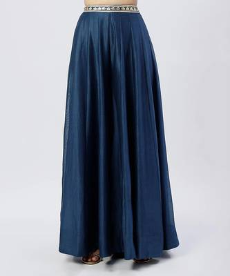 Blue Crop Top Set 2