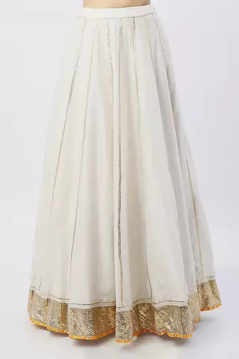 Off White Lehenga Set
