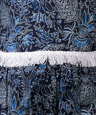 Blue cotton casual shorts set 5