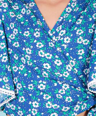 Blue viscose co ord set 5