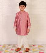 Pink boys ethnic kurta set