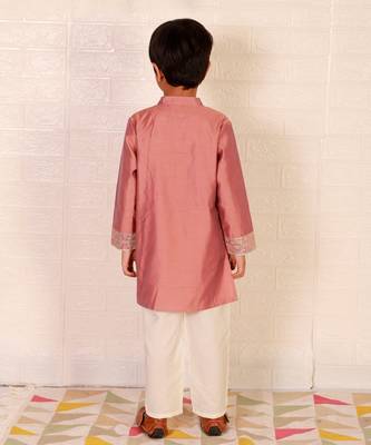 Pink boys ethnic kurta set 2