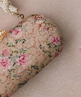 Old rose elora clutch 3
