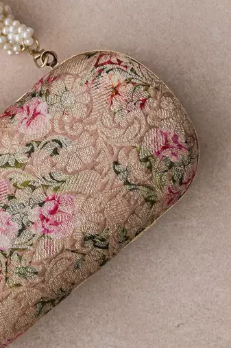 Old rose elora clutch