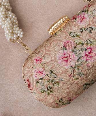 Old rose elora clutch 4